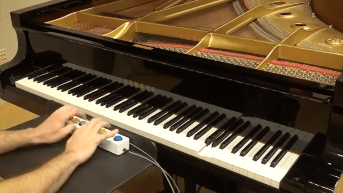 Le Piano Genie. // Source : Capture d'écran Magenta sur YouTube