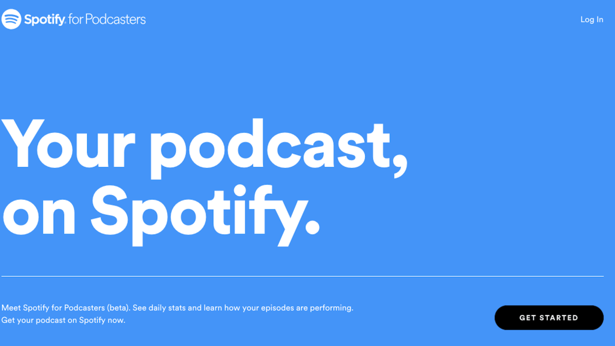 Spotify for Podcasters // Source : Spotify