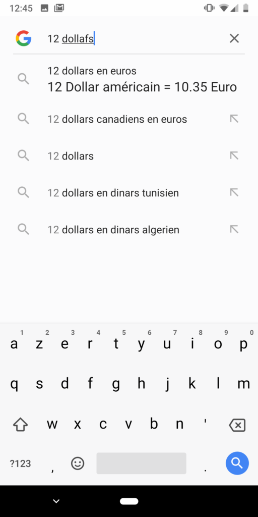 Barre de recherche Barre de recherche