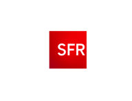 Le logo SFR sur fond blanc // Source : SFR