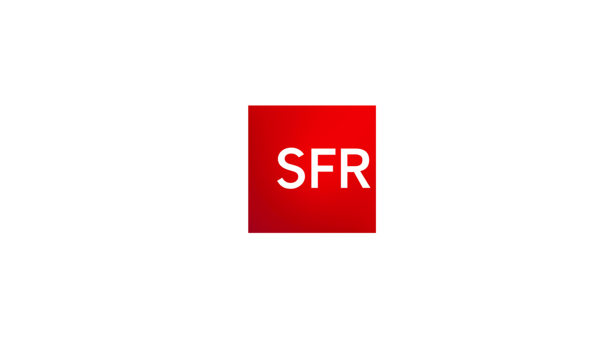 Le logo SFR sur fond blanc // Source : SFR