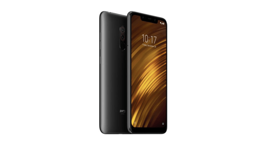 Le Xiaomi Pocophone F1 // Source : Xiaomi Le Xiaomi Pocophone F1 // Source : Xiaomi