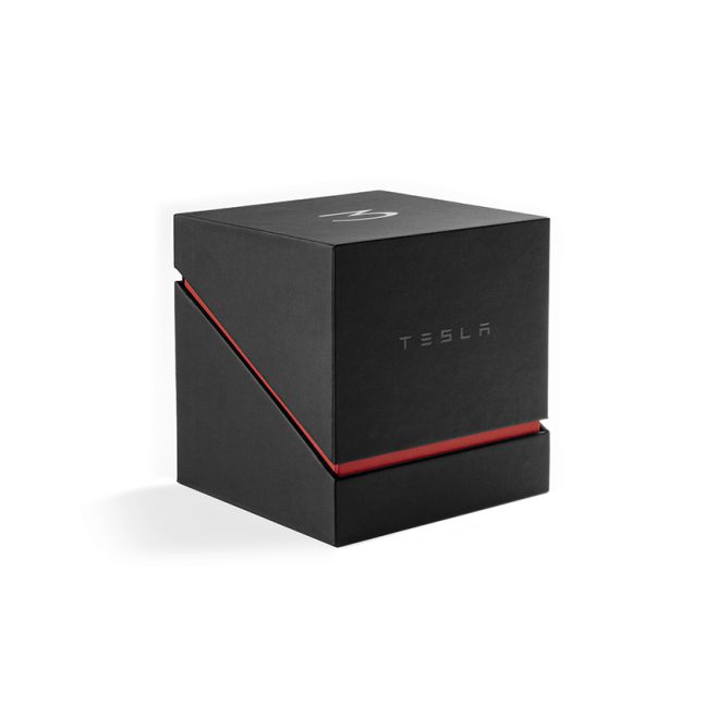 Clef Tesla Model 3 // Source : Tesla Clef Tesla Model 3 // Source : Tesla