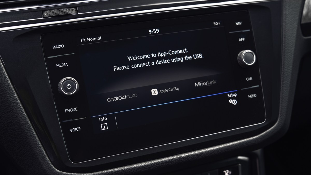 App-Connect Volkswagen // Source : Volkswagen