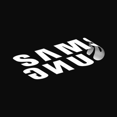 Logo Samsung plié // Source : Samsung