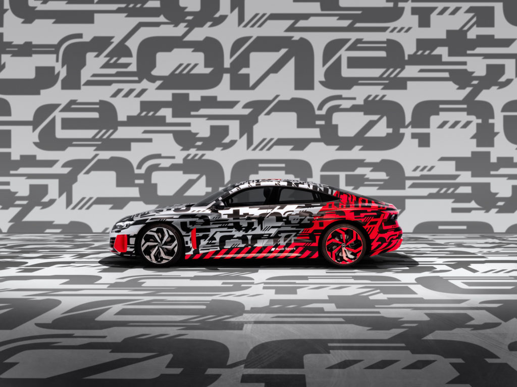 L'Audi e-tron GT concept de profil // Source : Audi