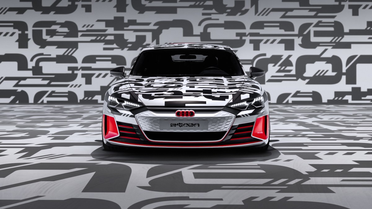 L'avant de l'Audi e-tron GT concept  // Source : Audi