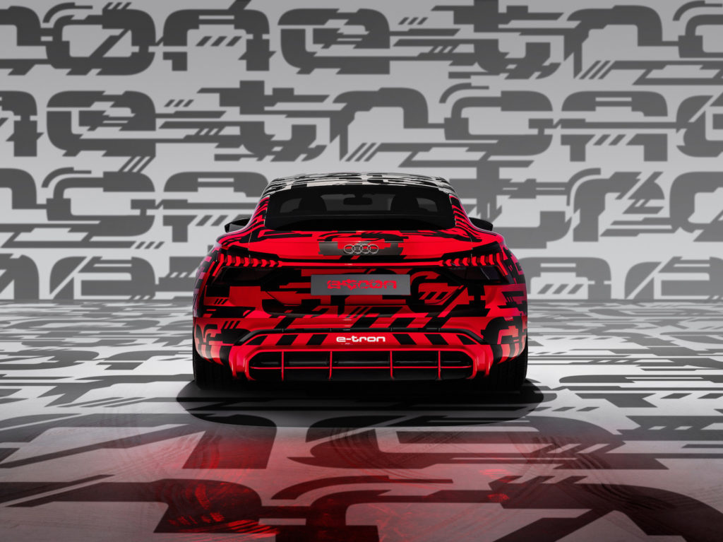 L'arrière de l'Audi e-tron GT concept // Source : Audi L'arrière de l'Audi e-tron GT concept // Source : Audi