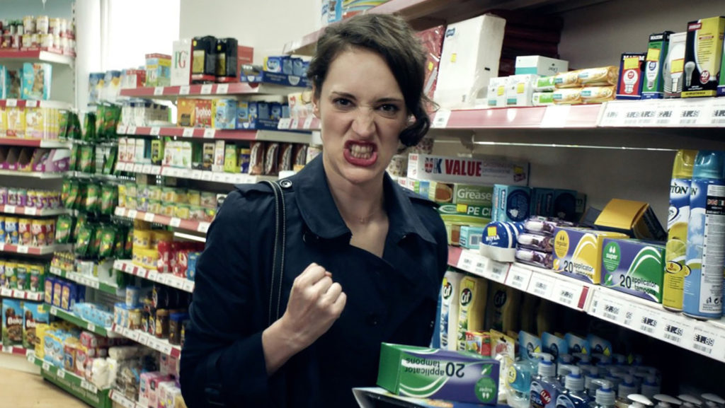 Phoebe Waller Bridge dans Fleabag // Source : BBC Three Phoebe Waller Bridge dans Fleabag // Source : BBC Three