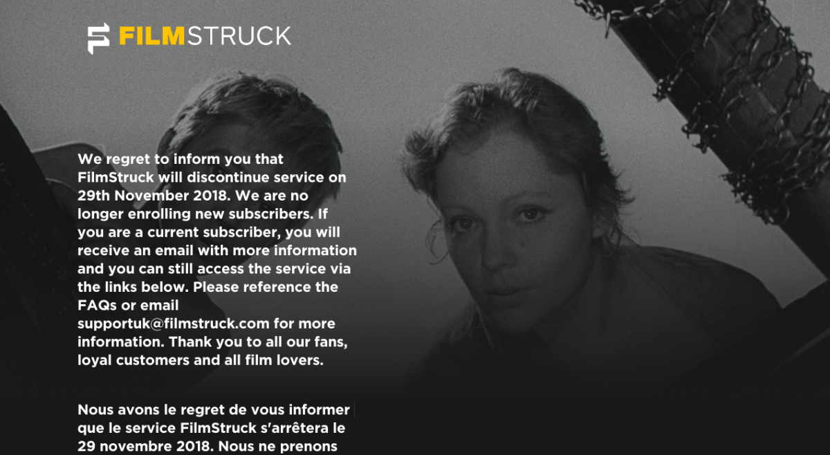 FilmStruck // Source : filmStruck.com