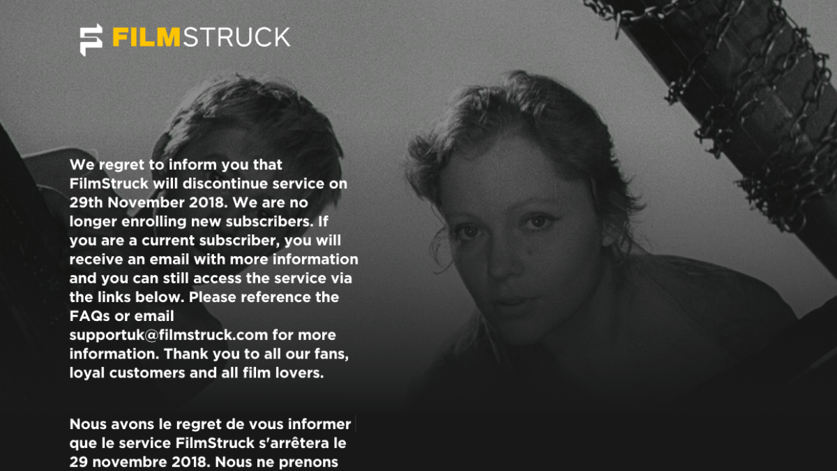 FilmStruck // Source : filmStruck.com