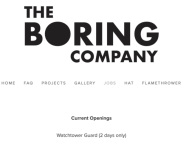 The Boring Company // Source : The Boring Company
