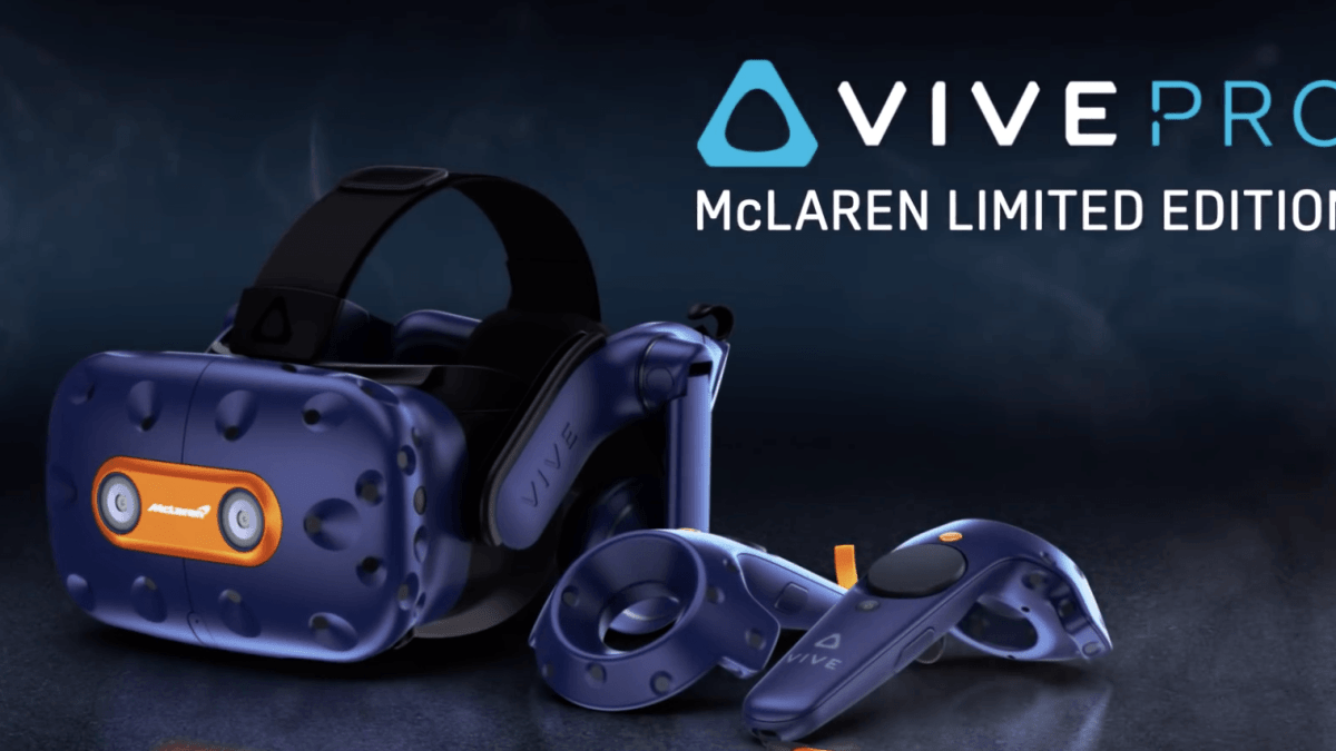 HTC Vive Pro édition McLaren // Source : HTC Vive