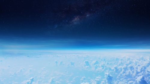 Vue sur la stratosphère. // Source : Pixabay