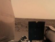 La deuxième image d'InSight sur Mars. // Source : NASA/JPL-Caltech (photo recadrée)