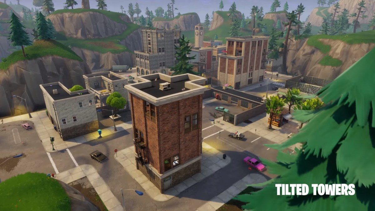 Tilted Towers dans Fortnite // Source : Epic Games