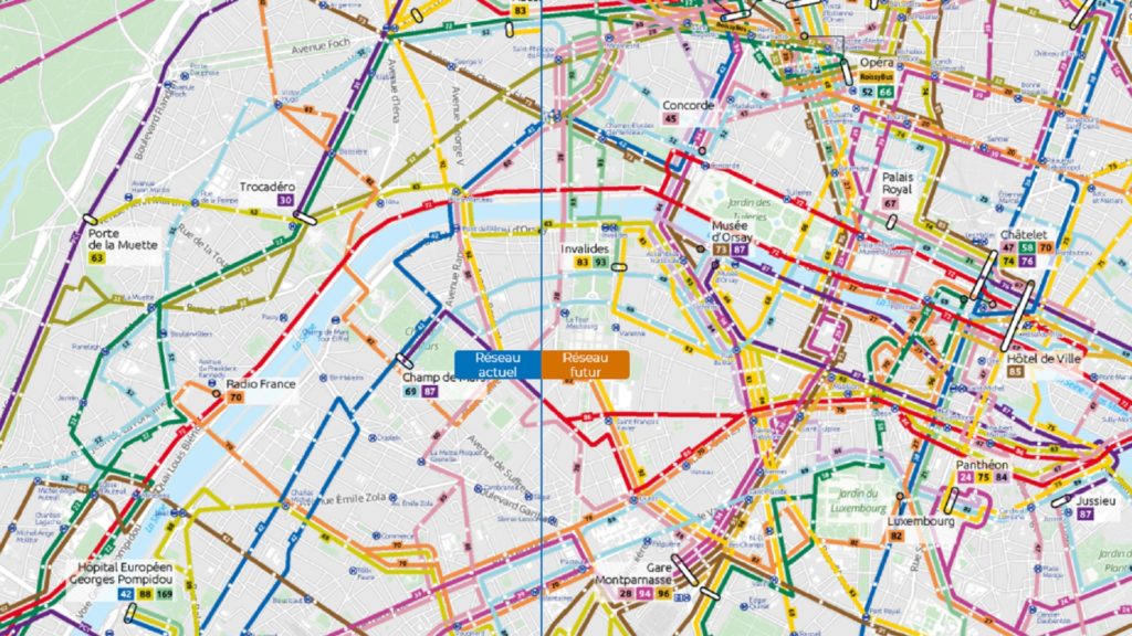Le Grand Paris comprend un plan de restructuration du réseau de bus. // Source : RATP