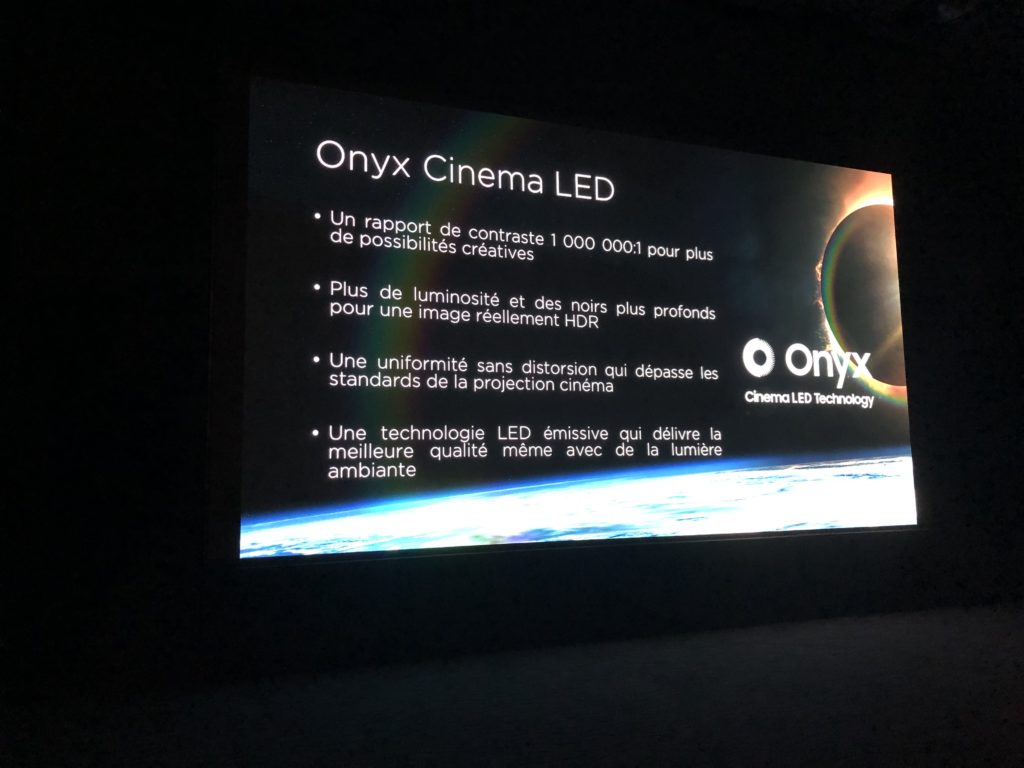 Samsung Onyx Cinema LED // Source : Numerama
