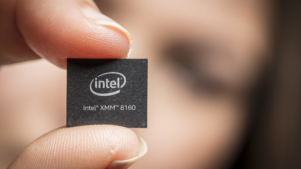 Le premier modem 5G d'Intel. // Source : Intel