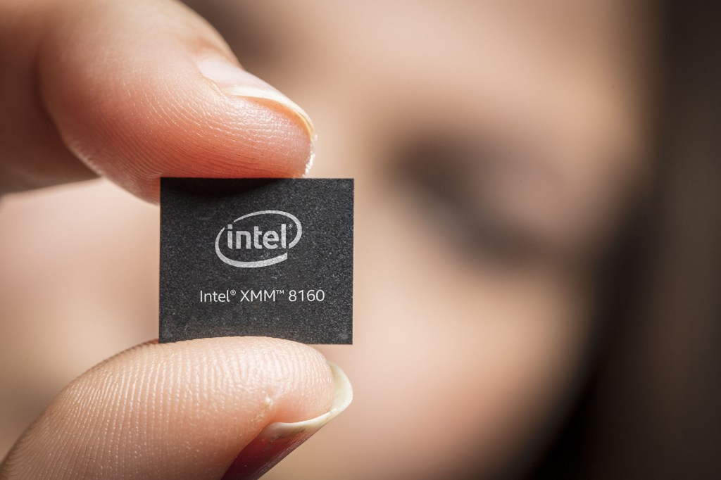 Le premier modem 5G d'Intel. // Source : Intel