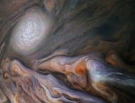 Le cliché immortalisé par Juno le 29 octobre. // Source : NASA/JPL-Caltech/SwRI/MSSS/Gerald Eichstädt/Seán Doran