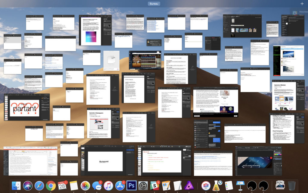 Ce qui tourne sur mon MacBook Pro // Source : Capture d'écran Numerama