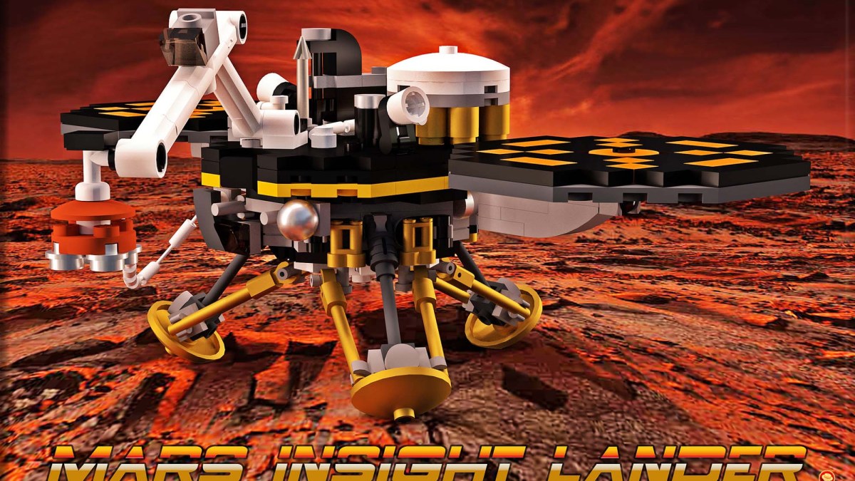 Mars Insight Lander. // Source : Valérie Roche