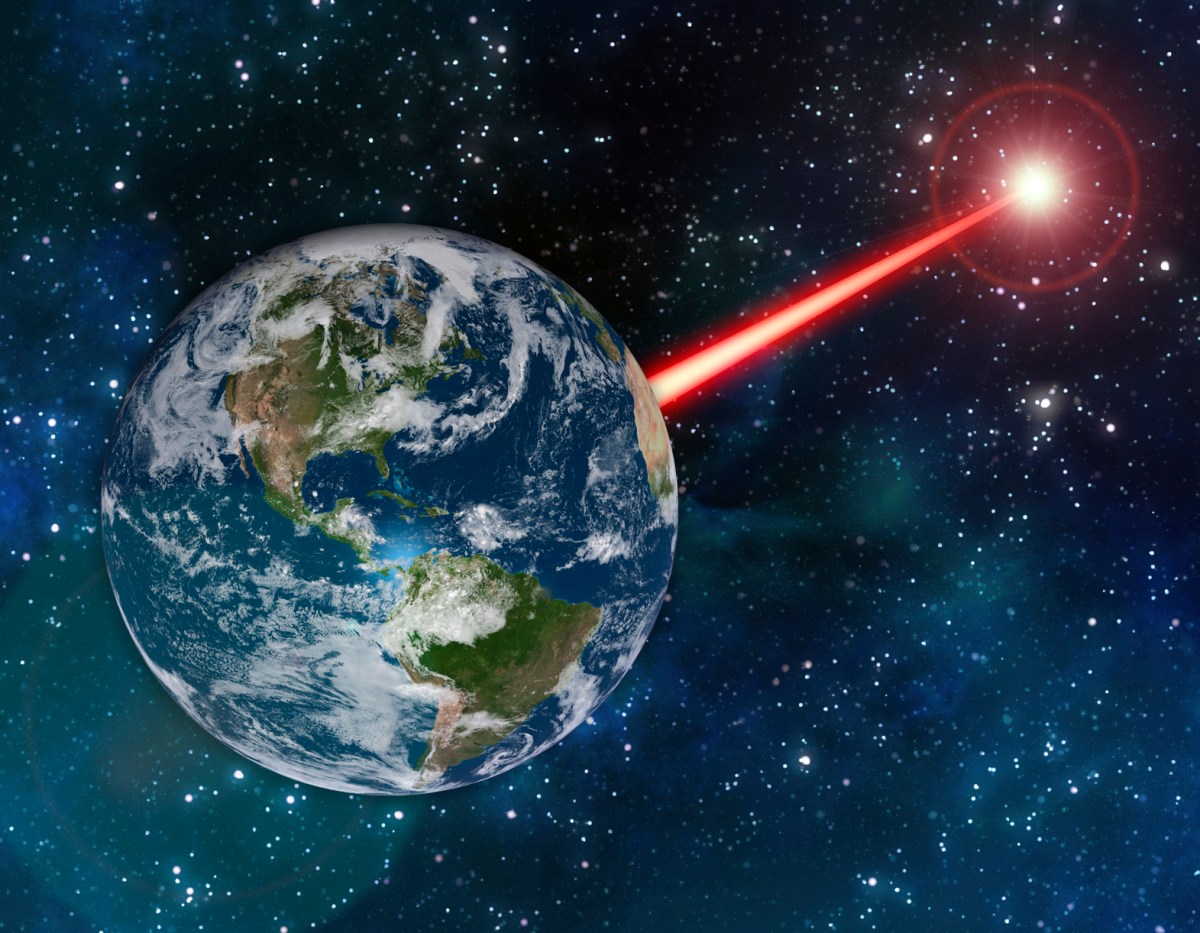 Un laser pour guider les extraterrestres jusqu'à nous. // Source : MIT News