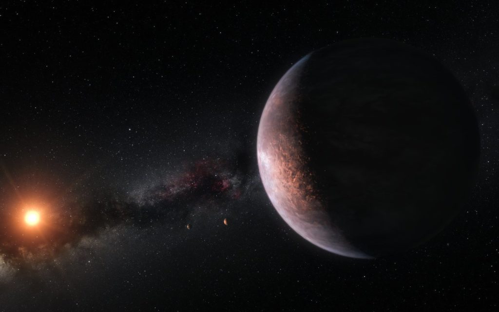 Le système planétaire TRAPPIST-1. // Source : Flickr/CC/ESO/M. Kornmesser