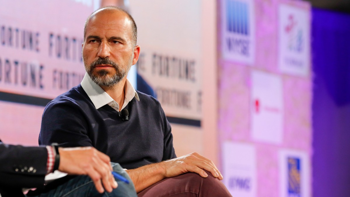 Dara Khosrowshahi, le CEO d'Uber. // Source : Michael Faas