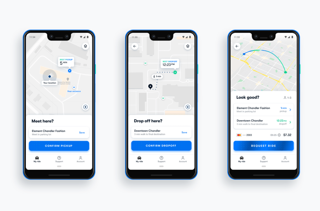 Service Waymo One // Source : Waymo Service Waymo One // Source : Waymo