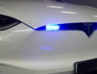 Tesla Model X Police Suisse // Source : Facebook