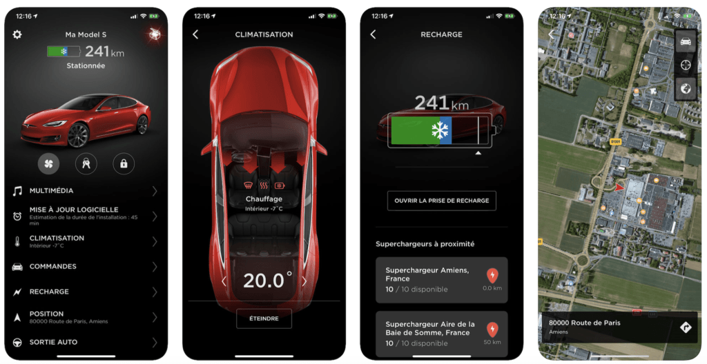 Application Tesla // Source : Tesla Application Tesla // Source : Tesla