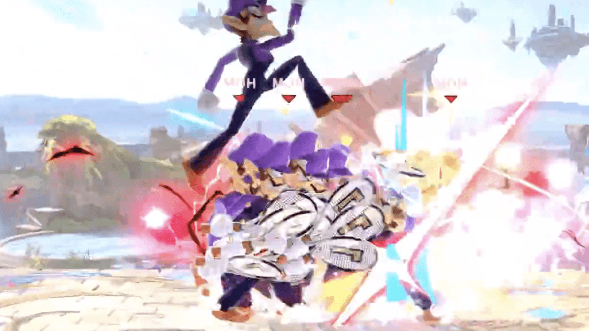 Bug Waluigi dans Super Smash Bros. Ultimate // Source : Capture YouTube du 18 décembre 2018