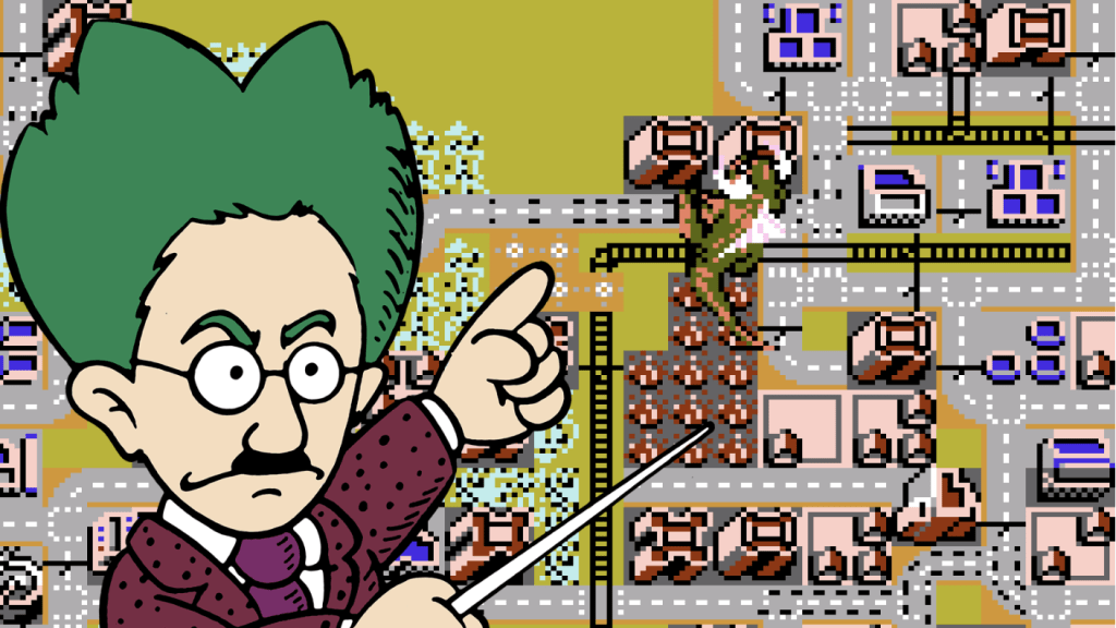 SimCity sur NES // Source : Video Game History Foundation
