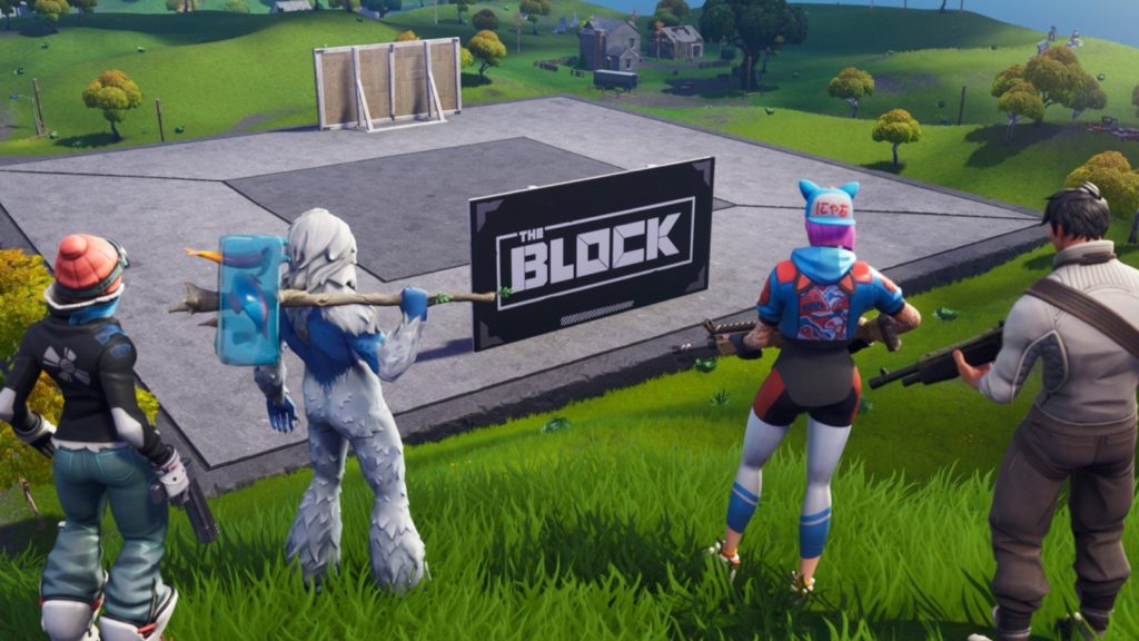 The Block dans Fortnite // Source : Epic Games