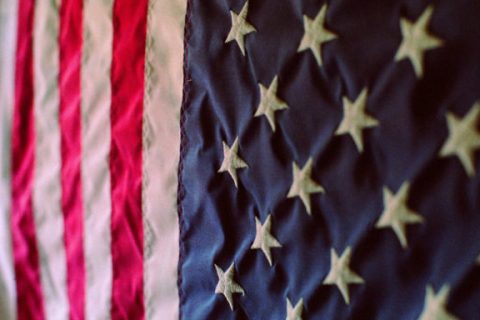 Le drapeau américain. // Source : Steve Harwood