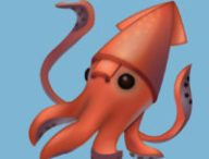 L'emoji calamar, avec son siphon sur le dessus de la tête. // Source : Numerama