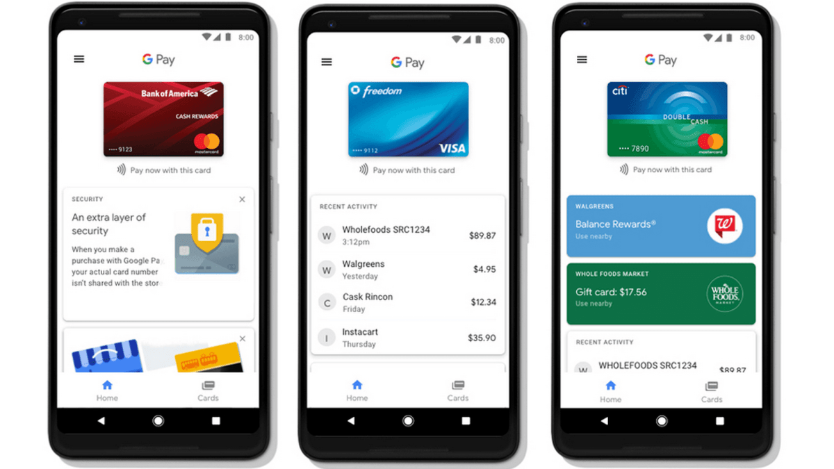 Google Pay // Source : https://plus.google.com/+MattCutts/posts/jLxxqzM3T4Y