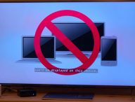 Le message qu'affiche Netflix lorsqu'on lance Bandersnatch sur Apple TV // Source : Photo Numerama