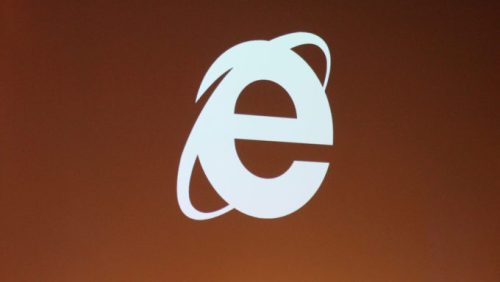 Le logo d'Internet Explorer. // Source : Josh Holmes