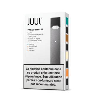 Un pack JUUL // Source : JUUL Un pack JUUL // Source : JUUL