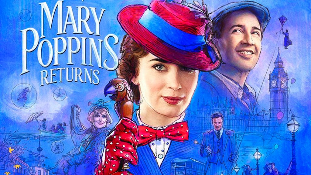 Affiche de promotion de Mary Poppins Returns