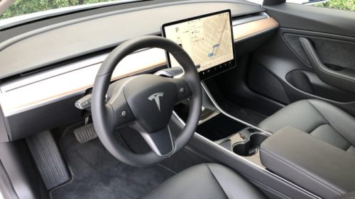 Tesla Model 3 // Source : Nicolas Valeano pour Numerama