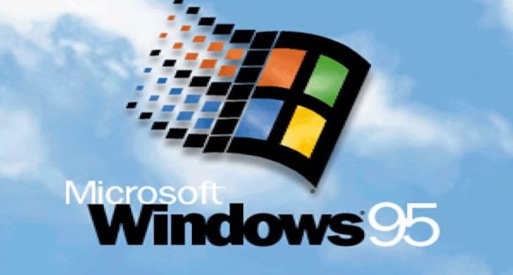 L'image d'accueil Windows95 // Source : Microsoft