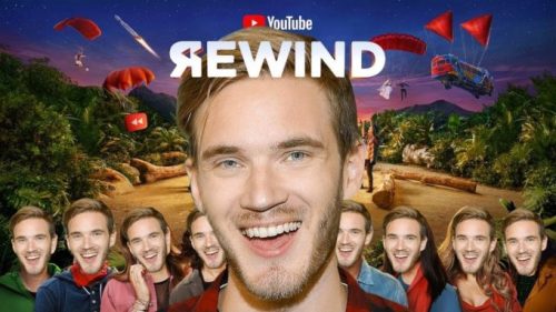 La miniature de la vidéo de PewDiePie sur le Rewind 2018. // Source : PewDiePie / YouTube