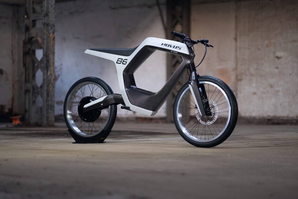 Moto électrique Novus // Source : Novus Moto électrique Novus // Source : Novus