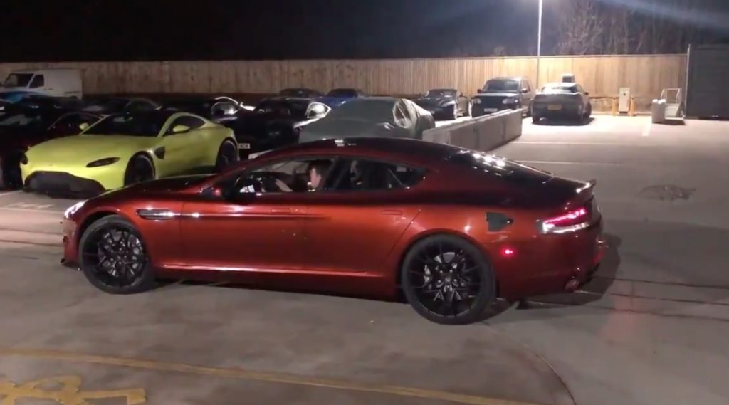 Aston Martin Rapide E // Source : Twitter Andy Palmer Aston Martin Rapide E // Source : Twitter Andy Palmer