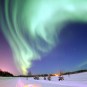 An aurora borealis in Alaska.  // Source: Flickr/CC/Nasa/Joshua Strang/USAF (cropped image)