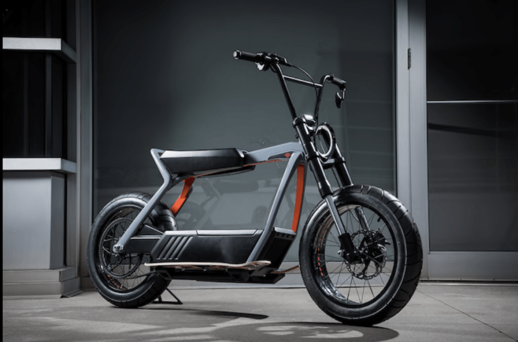 Concept scooter électrique de Harley-Davidson // Source : Harley-Davidson Concept scooter électrique de Harley-Davidson // Source : Harley-Davidson
